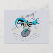 Batman Surfing - Charge! Briefkaart (Voorkant)