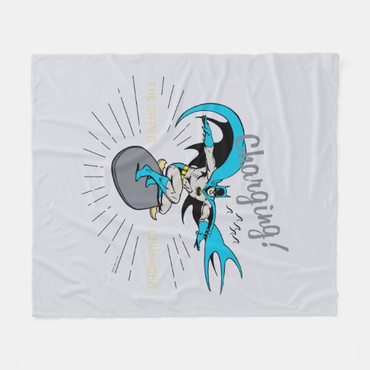 Batman Surfing - Charge! Fleece Deken (Voorkant (Horizontaal))