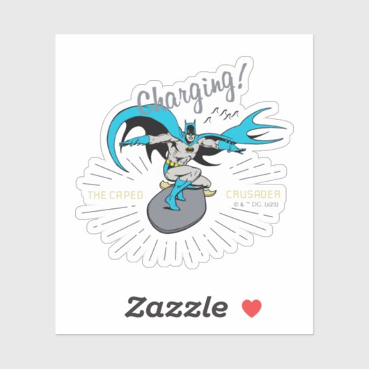 Batman Surfing - Charge! Sticker (Vel)