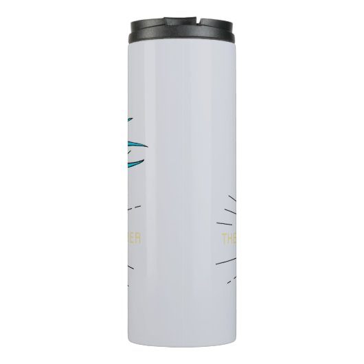 Batman Surfing - Charge! Thermosbeker (Achterkant)