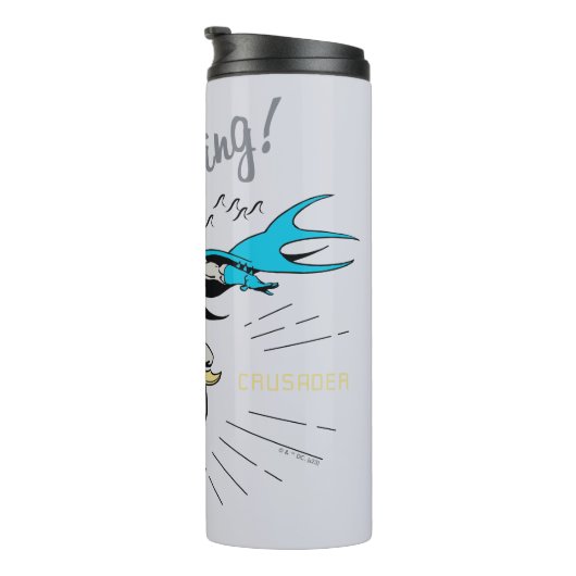 Batman Surfing - Charge! Thermosbeker (Geroteerd rechts)