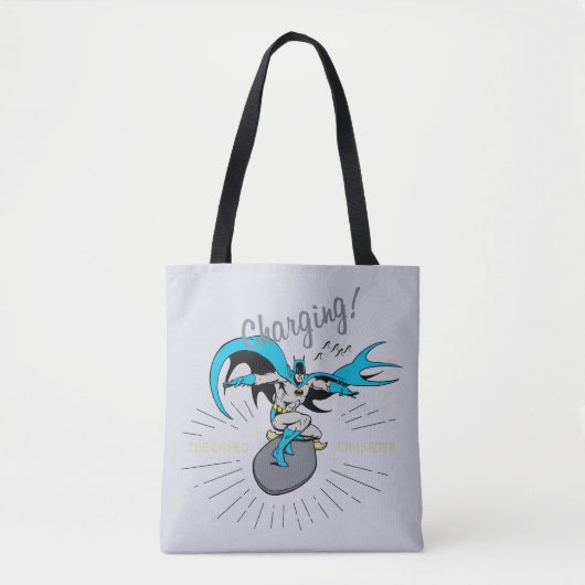 Batman Surfing - Charge! Tote Bag (Voorkant)