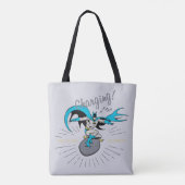 Batman Surfing - Charge! Tote Bag (Achterkant)
