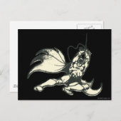 Batman Swinging Grunge Briefkaart (Voorkant / Achterkant)
