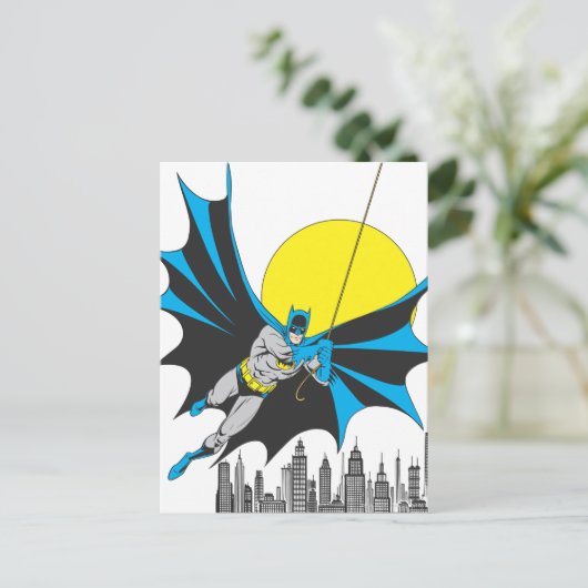 Batman Swings Briefkaart (Staand voorkant)