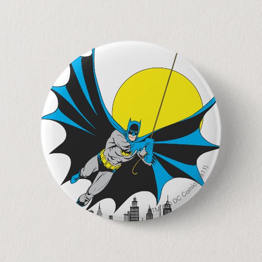 Batman Swings Ronde Button 5,7 Cm (Voorkant)