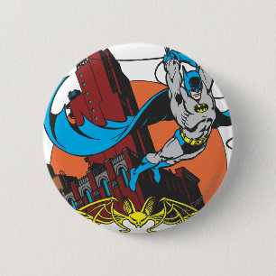 Batman Swings van Skyscraper 2 Ronde Button 5,7 Cm