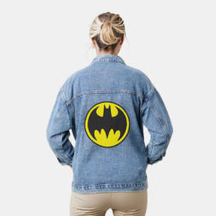 Batman Symbol Bat Circle Logo Denim Jacket