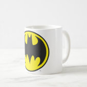 Batman Symbol | Bat Circle Logo Koffiemok (Voorkant rechts)