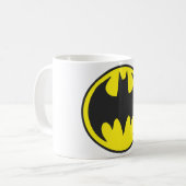 Batman Symbol | Bat Circle Logo Koffiemok (Voorkant links)