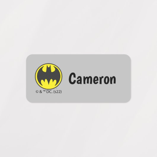 Batman Symbol | Bat Circle Logo Labels (Design 1)