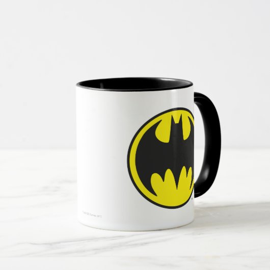 Batman Symbol | Bat Circle Logo Mok (Voorkant rechts)