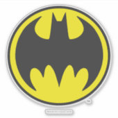 Batman Symbol | Bat Circle Logo Sticker (Voorkant)