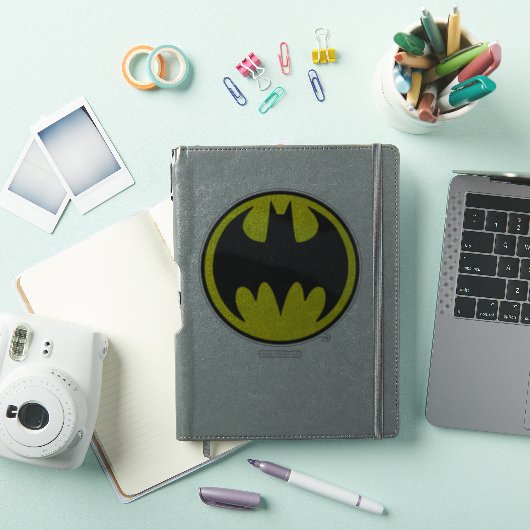 Batman Symbol | Bat Circle Logo Sticker (iPad Cover)