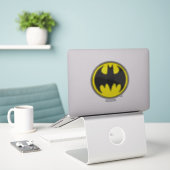 Batman Symbol | Bat Circle Logo Sticker (Laptop op bureau)