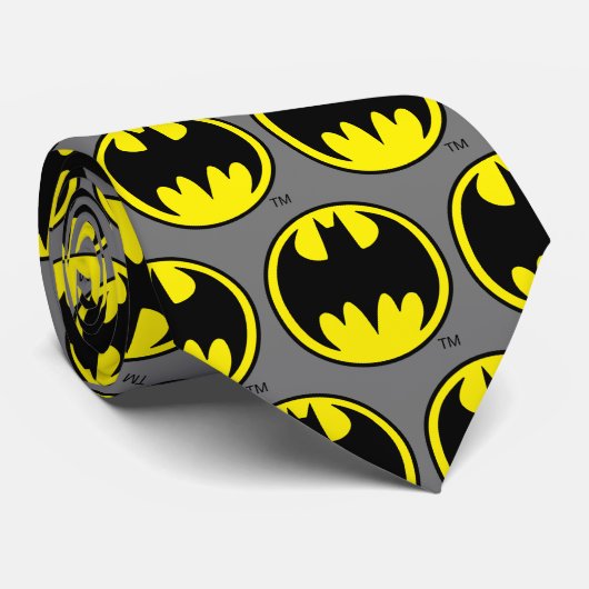 Batman Symbol | Bat Circle Logo Stropdas (Opgerold)