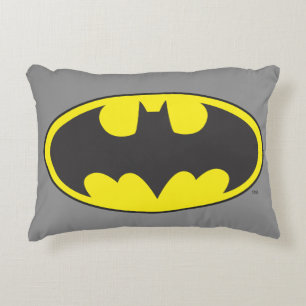 Batman Symbol   Bat Oval Logo Accent Kussen