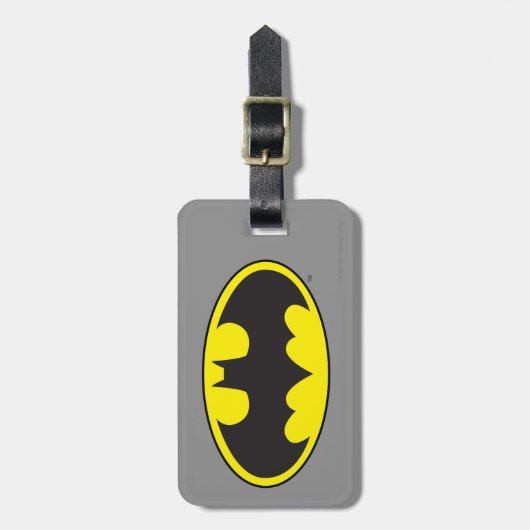 Batman Symbol | Bat Oval Logo Bagagelabel (Voorkant verticaal)