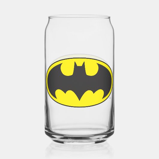 Batman Symbol | Bat Oval Logo Blikvorm Glas (Voorkant)