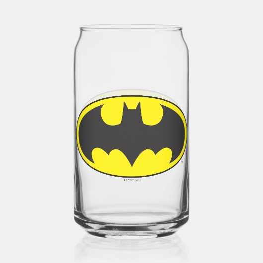 Batman Symbol | Bat Oval Logo Blikvorm Glas (Achterkant)