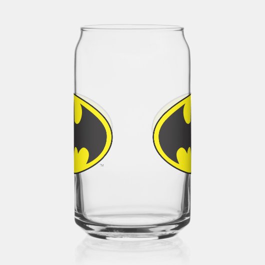 Batman Symbol | Bat Oval Logo Blikvorm Glas (Rechts)