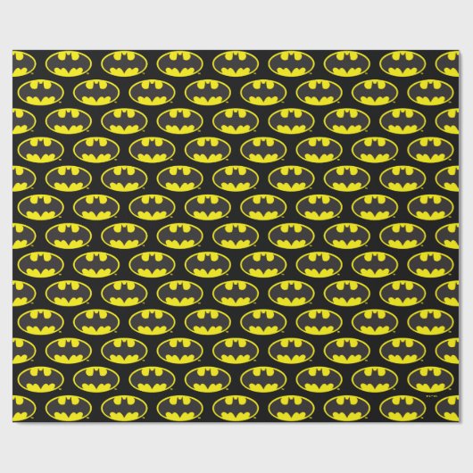 Batman Symbol | Bat Oval Logo Cadeaupapier (Vlak)