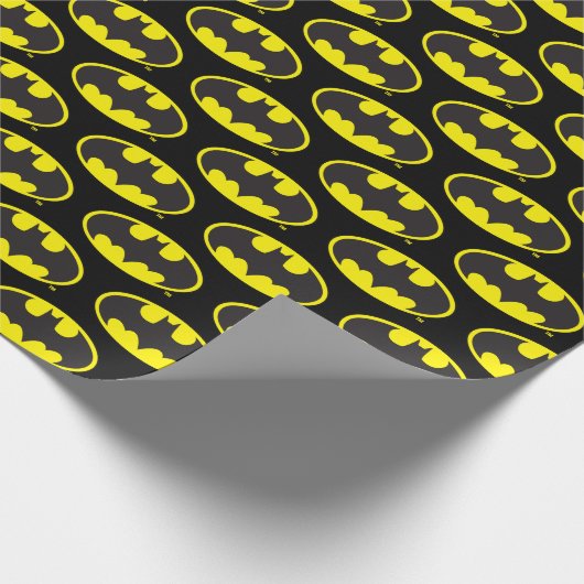 Batman Symbol | Bat Oval Logo Cadeaupapier (Hoek)