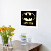 Batman Symbol | Bat Oval Logo Folie Afdrukken (Laag (Keuken))