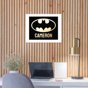 Batman Symbol   Bat Oval Logo Folie Afdrukken