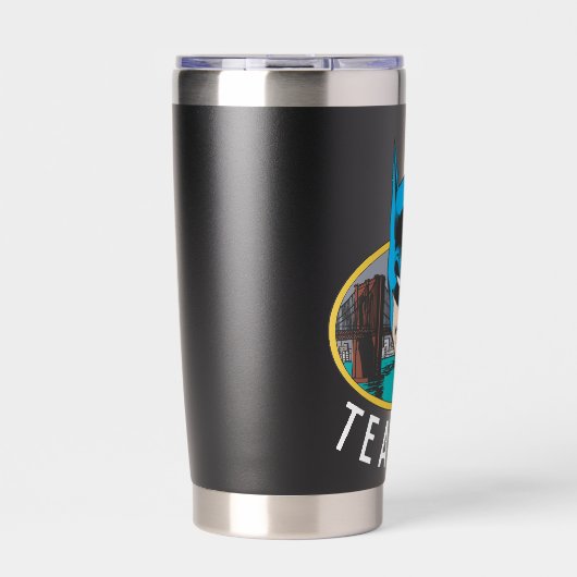 Batman Symbol | Bat Oval Logo Geïsoleerde Drinkbeker (Voorkant)