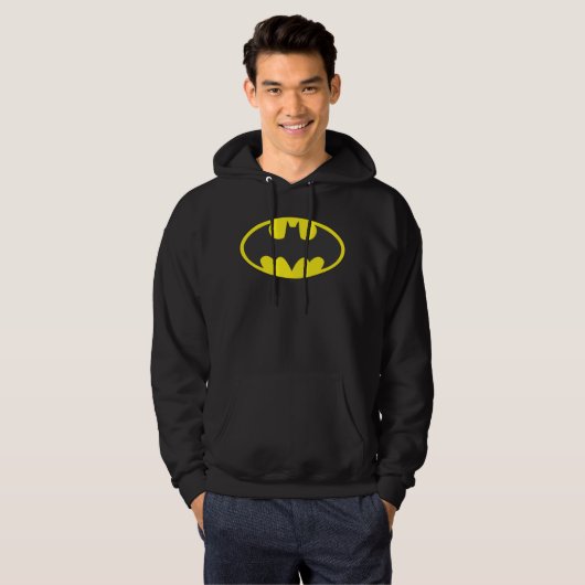 Batman Symbol | Bat Oval Logo Hoodie (Voorkant volledig)