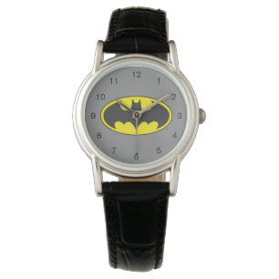 Batman Symbol   Bat Oval Logo Horloge
