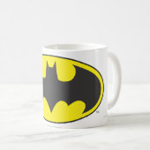 Batman Symbol | Bat Oval Logo Koffiemok (Voorkant rechts)