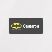 Batman Symbol | Bat Oval Logo Labels (Design 2)