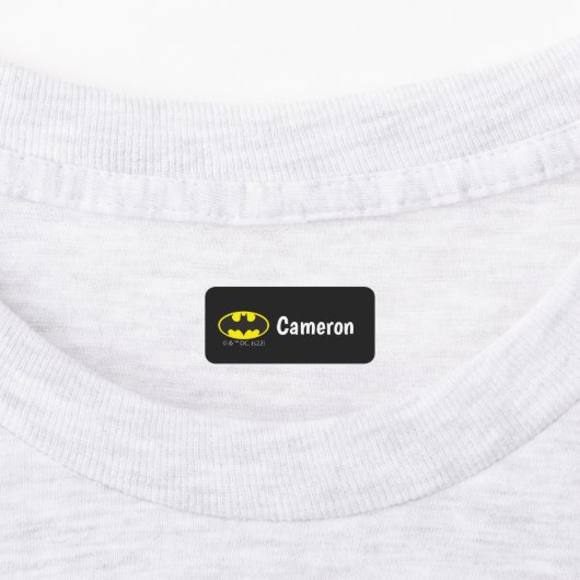 Batman Symbol | Bat Oval Logo Labels (Aangebracht)