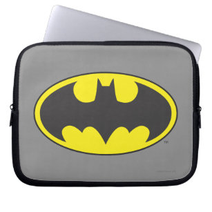 Batman Symbol   Bat Oval Logo Laptop Sleeve