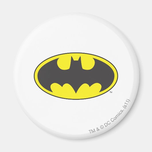 Batman Symbol | Bat Oval Logo Magneet (Voorkant)
