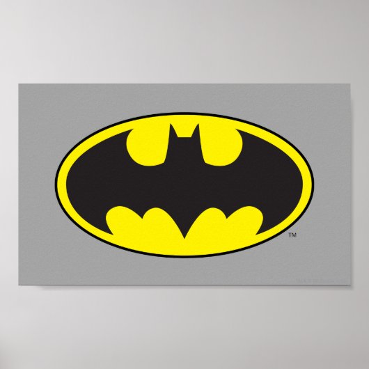 Batman Symbol | Bat Oval Logo Poster (Voorkant)