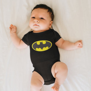 Batman Symbol   Bat Oval Logo Romper
