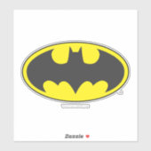 Batman Symbol | Bat Oval Logo Sticker (Vel)