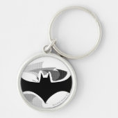 Batman Symbol | Black Shadow Logo Sleutelhanger (Voorkant)