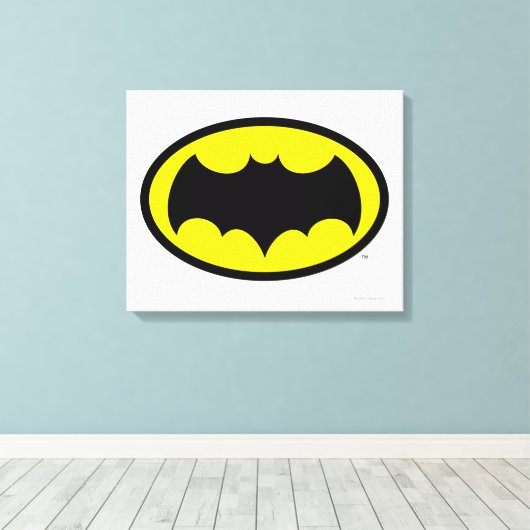 Batman Symbol Canvas Afdruk (Insitu (Houten vloer))