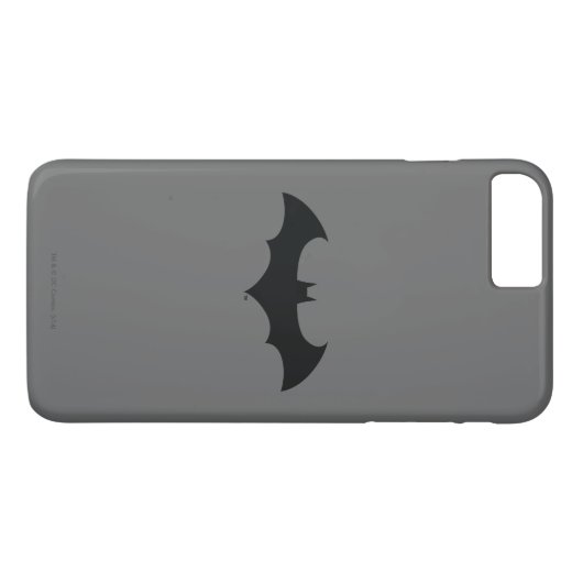 Batman Symbol | Eenvoudig BBT Silhouette-Logo Case-Mate iPhone Case (Achterkant (Horizontaal))