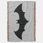 Batman Symbol | Eenvoudig BBT Silhouette-Logo Deken (Voorkant Verticaal)