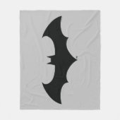 Batman Symbol | Eenvoudig BBT Silhouette-Logo Fleece Deken (Voorkant)