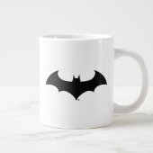 Batman Symbol | Eenvoudig BBT Silhouette-Logo Grote Koffiekop (Rechts)