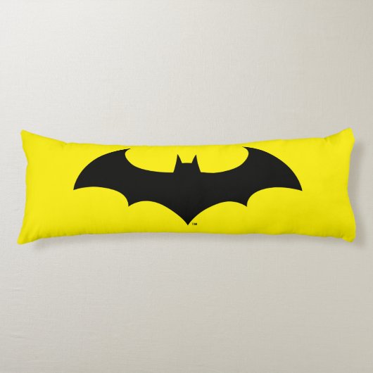 Batman Symbol | Eenvoudig BBT Silhouette-Logo Lichaamskussen (Voorkant)