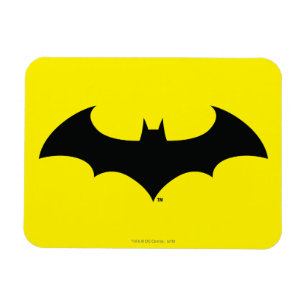 Batman Symbol Eenvoudig BBT Silhouette-Logo Magneet