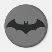 Batman Symbol | Eenvoudig BBT Silhouette-Logo Magneet (Voorkant)