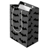 Batman Symbol | Eenvoudig BBT Silhouette-Logo Medium Cadeauzakje (Achterkant Gekanteld)